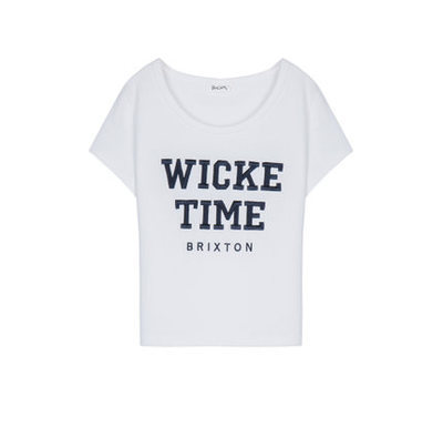 Women's Cotton Letter Print Blouse - Casual Graphic Top