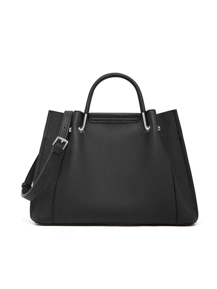 Textured large-capacity casual 2026 Textured stylish hand-held crossbody single-shoulder leather tote bag