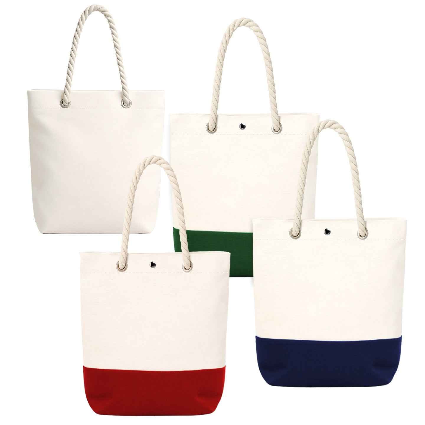 Canvas bags with LOGO printing upon request, pure cotton hand-held eco-friendly shopping bags with thickened printed characters for enterprises and schools
