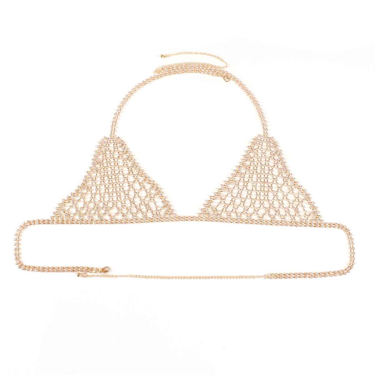 Personalized Beach Party Sexy Bikini Rhinestone Underwear Body Chains Women