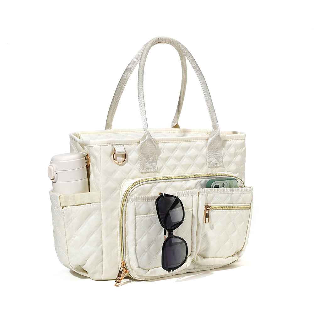 Large Tote bag, multi-purpose, large-capacity book storage bag, portable travel backpack, dust-proof book cover