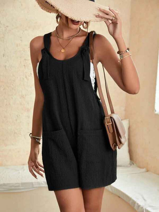 Seasonal Casual Fashion Strap Shorts Jumpsuit