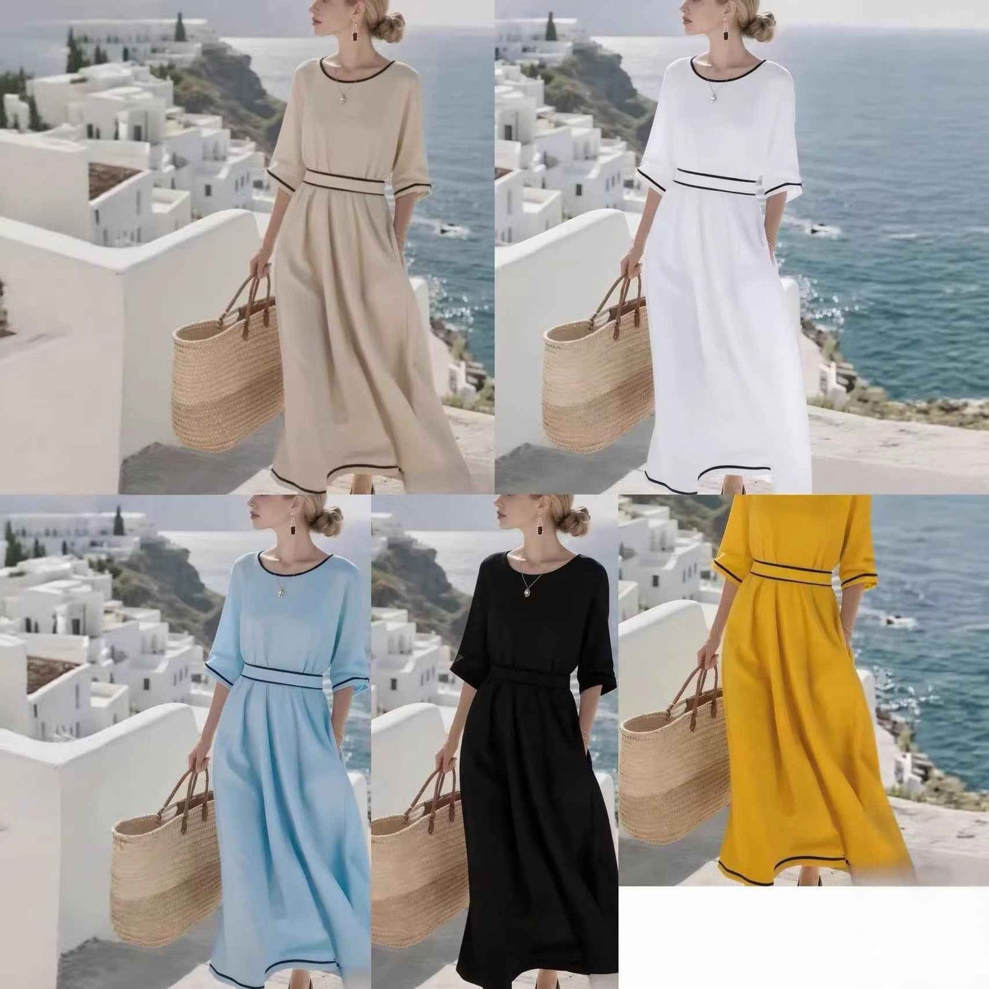 Women's Elegant Commuter Long Dress