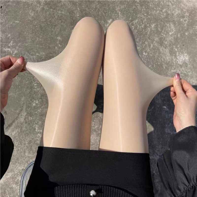 Horse-oil Silk Snag-resistant Glossy And Smooth Tights