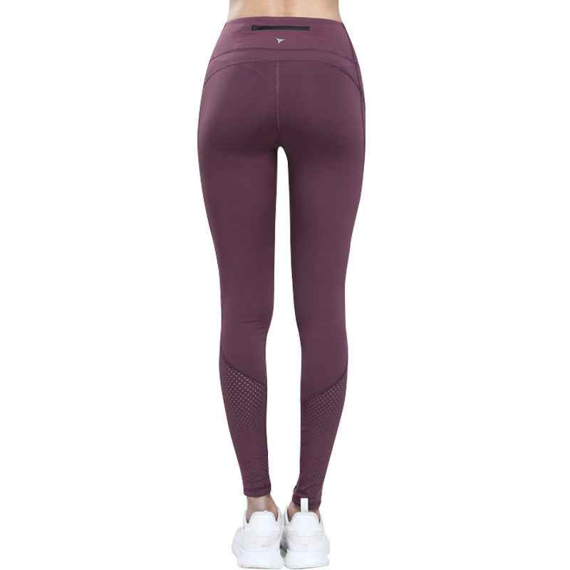 Seamless Tummy-Control Nude-Feel Running Yoga Fitness Pants