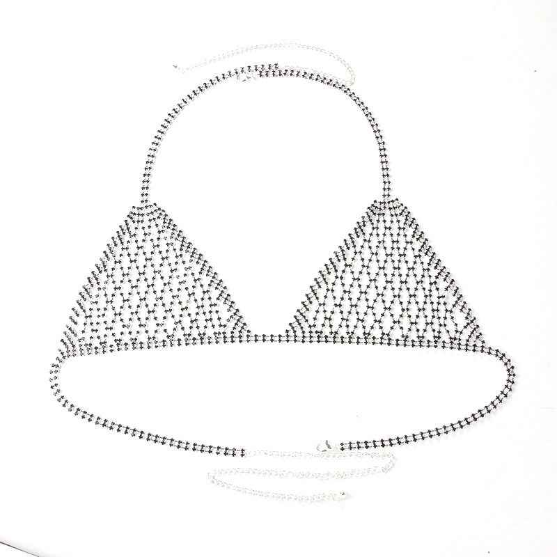 Personalized Beach Party Sexy Bikini Rhinestone Underwear Body Chains Women