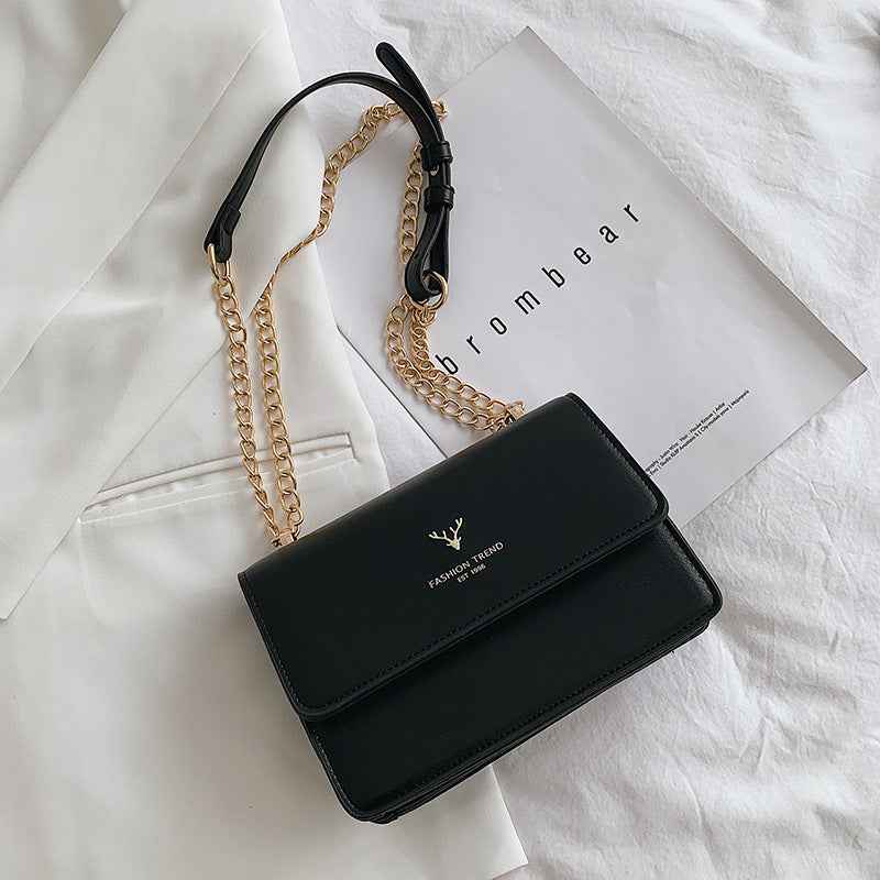 version single-shoulder bag design crossbody bag chain women's bag Chic all square bag for commuting