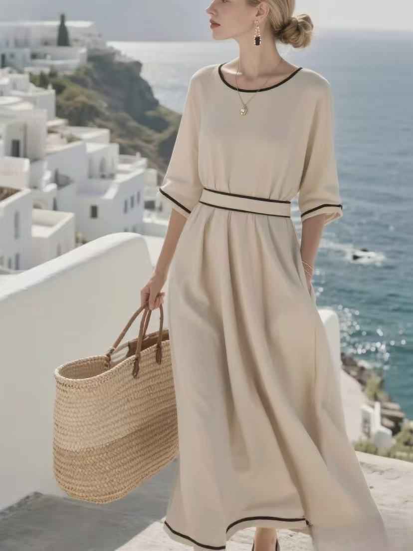 Women's Elegant Commuter Long Dress